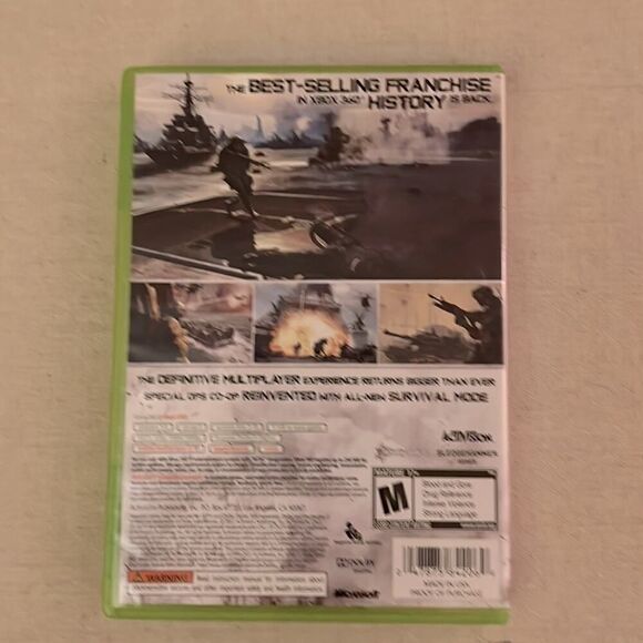 XBOX 360 Call of Duty 2 bonus disc),Modern Warfare 3, Ghosts w cases & manual - Picture 6 of 6